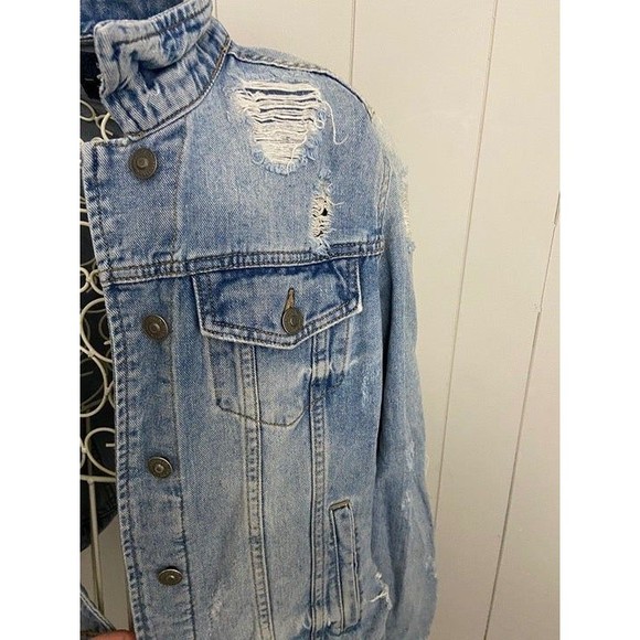 Silver Jeans Co. Women's‎ Sinclair Vintage Style Denim Jacket - Picture 5 of 6